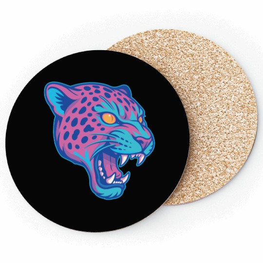 Jaguar pastel Coasters