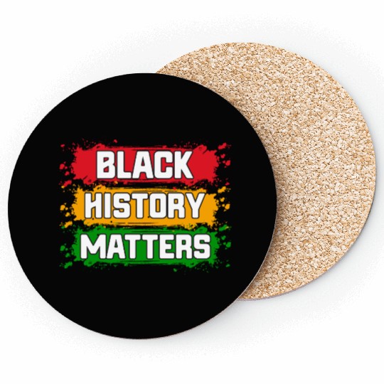 Black History Matters Coasters