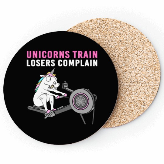 Unicorns Gym Unicorn Coasters