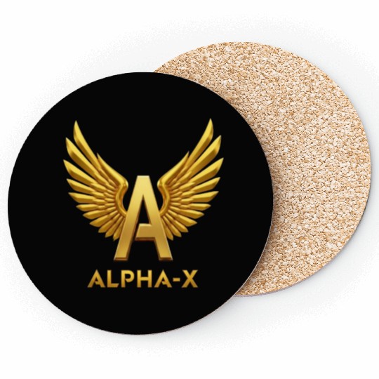 ALPHA-X OFFICAL 2025 LOGO Coasters