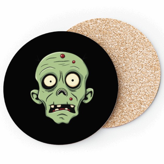 Zombie With Big Red Pimples Coasters