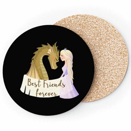 Twilight & Sparkles - Unlikely Besties Coasters