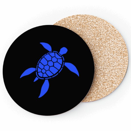 Turtle Tortoise Shell Pattern Symbol Fun Logo Cool Coasters