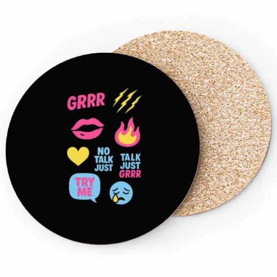 Sticker Grrr – TikTok Baddie Pack Coasters