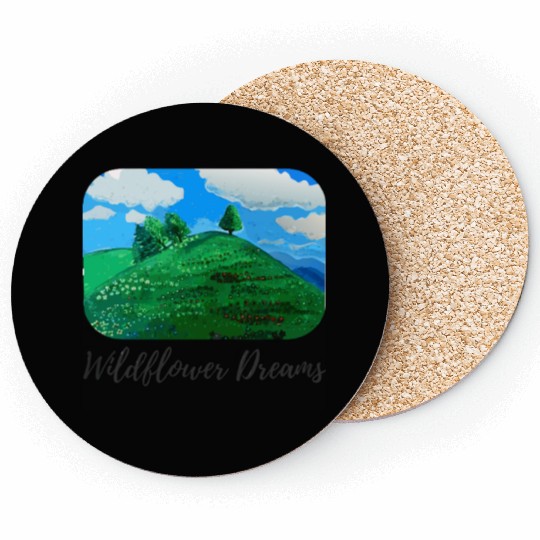 Whimsical Nature Aesthetic Coasters
