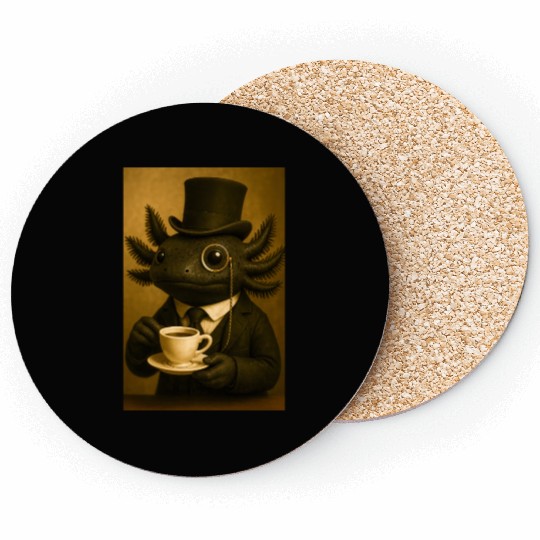 Sophisticated Axolotl Brew Coasters