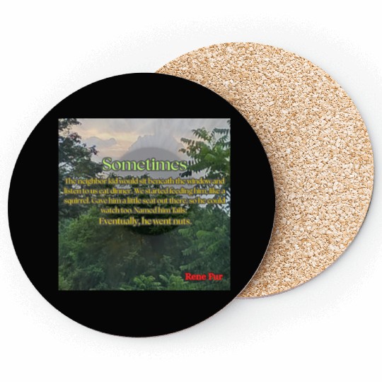Squirrel neighbor Nuts Coasters