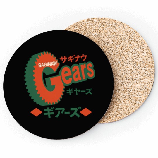 Vintage Saginaw Gears Hockey Japenese Style Coasters