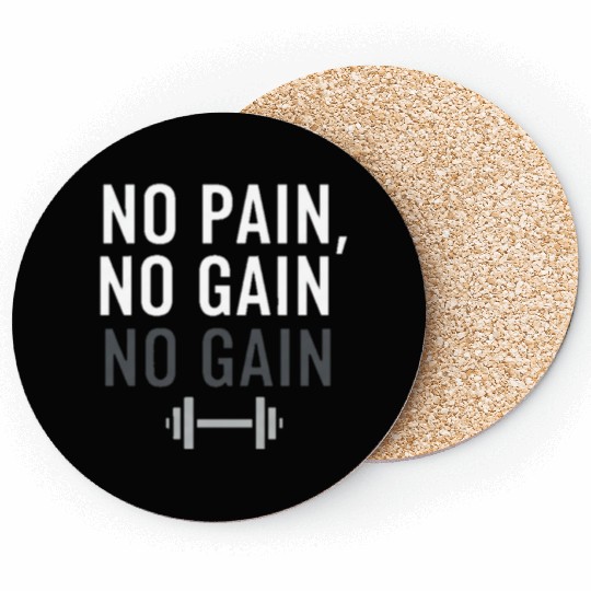 No Pain No Gain Coasters