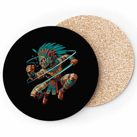 Aztec Warrior - Inca Maya Mayans Coasters