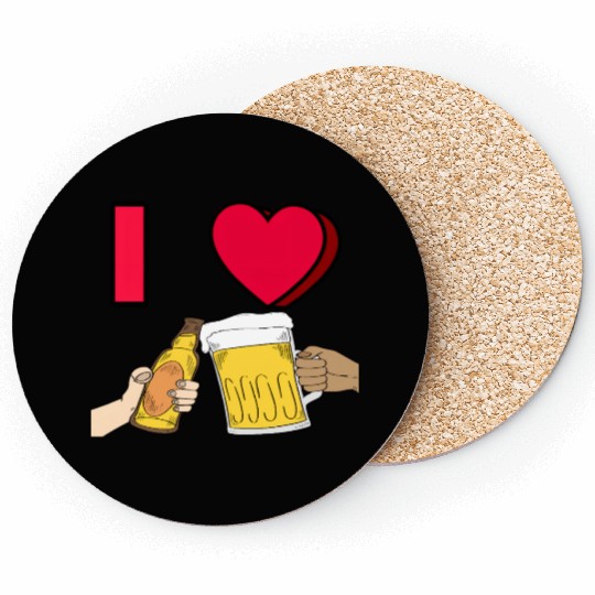 I LOVE BEER #1 Coasters