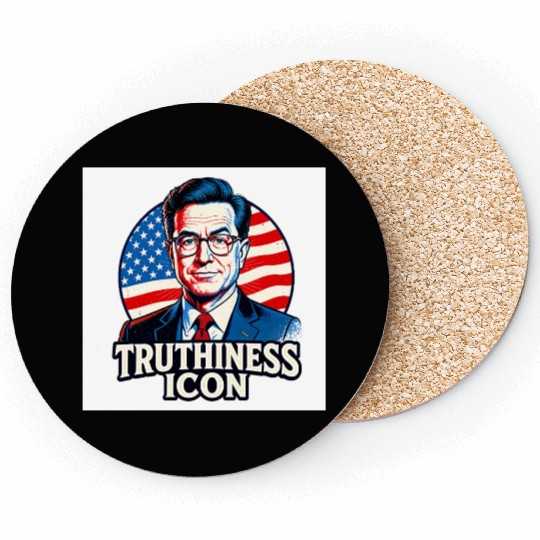 Stephen Colbert – Truthiness Icon Retro Coasters