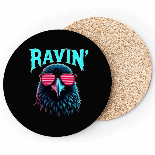 Ravin' Rave Festival Fun with Cool Raven Coasters