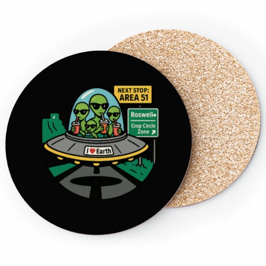Alien road trip Coasters