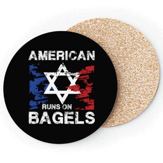 American Pride with Star and Bagel Spirit Coasters