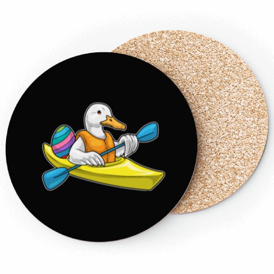 Duck Easter Kayak Coasters