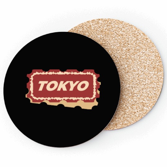 Tokyo Travel Ticket Coasters