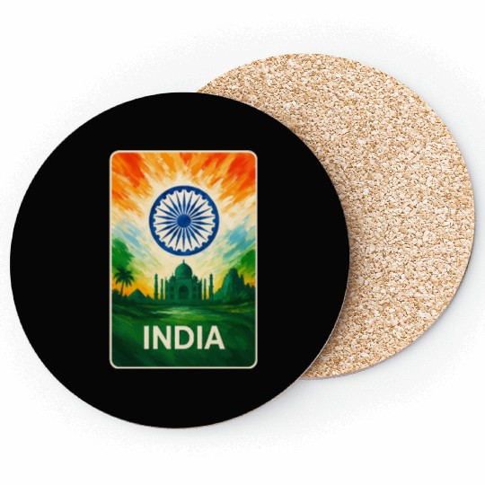India Landscape Design Coasters
