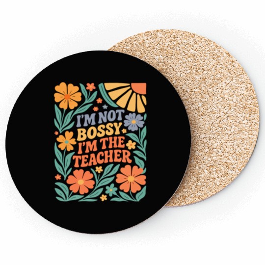 Floral Teacher Affirmation Coasters
