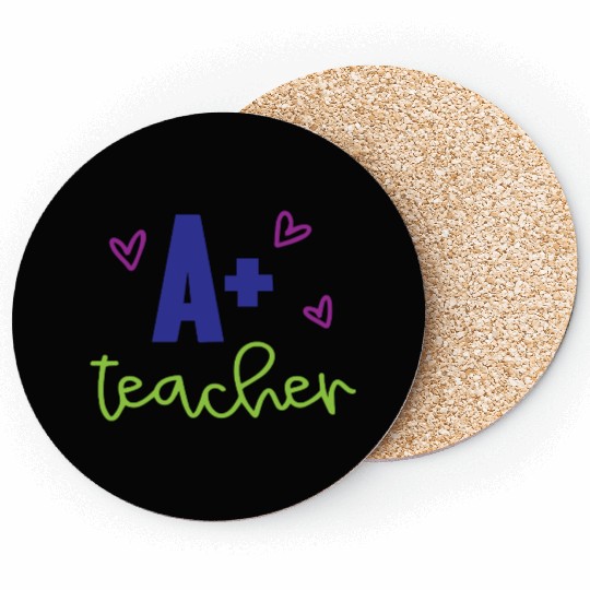 A+ Teacher – Appreciation Gift Coasters