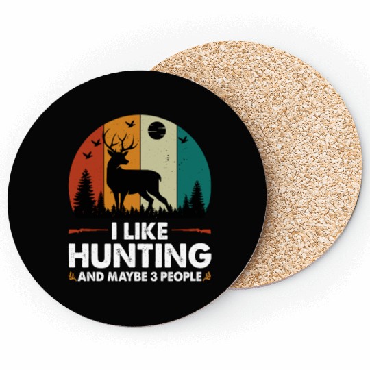Funny Deer Hunting Coasters