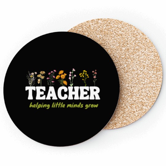 Teacher Coasters Wildflower Teacher Coasters, Teacher