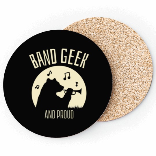 Band Geek and Proud  - Back to School Coasters