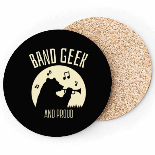 Band Geek and Proud  - Back to School Coasters