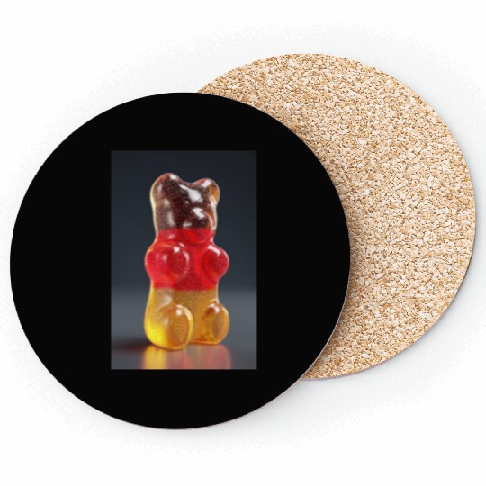Transparent German Gummy Bear Coasters