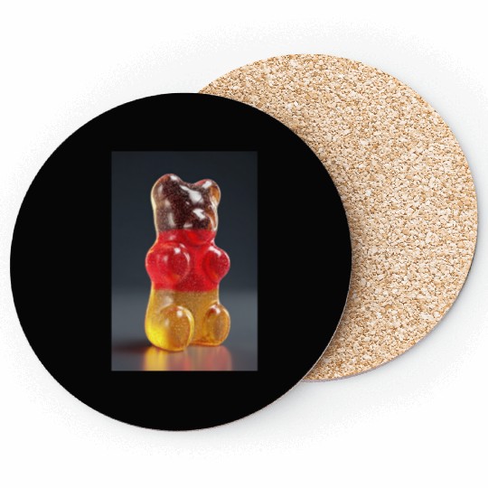 Transparent German Gummy Bear Coasters