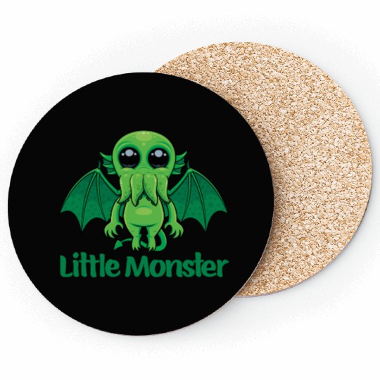 Little Monster Cthulhu Cute Creepy Mythical Buddy Coasters
