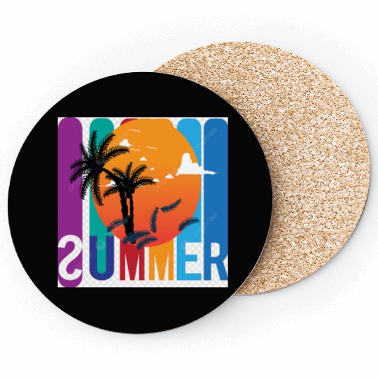 fanny design summer Coasters