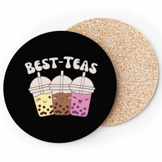 Best-Teas Cute Kawaii Bubble Tea Boba Tea Coasters