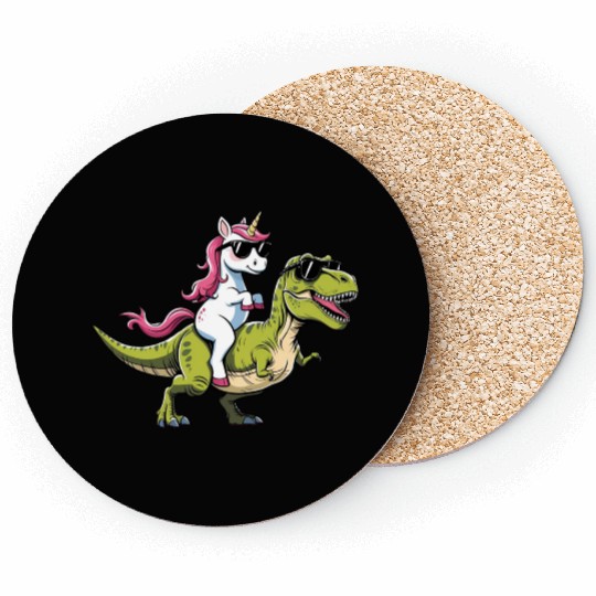 Cool Unicorn Riding T-Rex Dinosaur Coasters