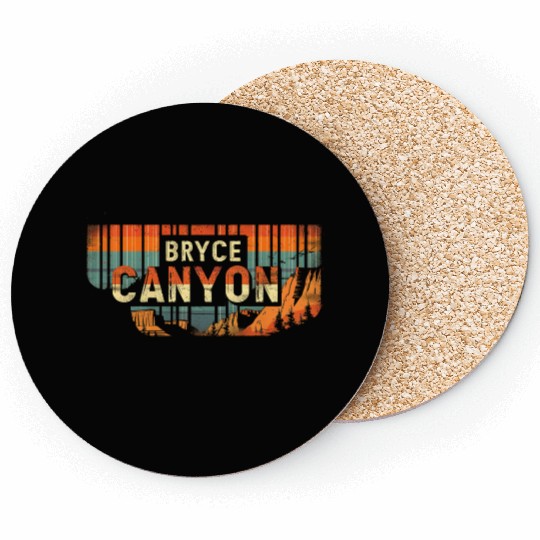 Bryce Canyon US National Park Vintage Coasters