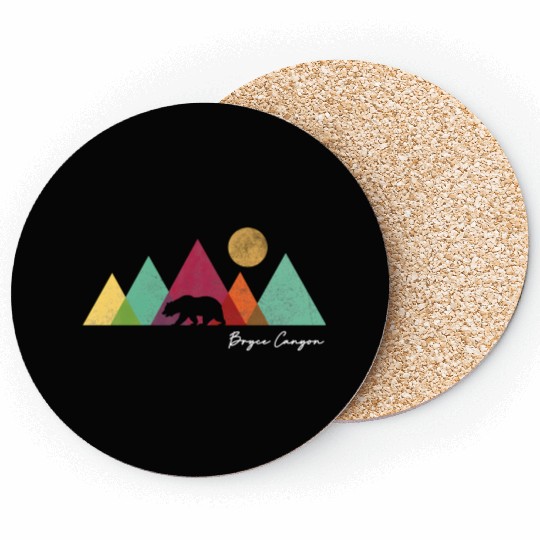 Bryce Canyon National Park Colorful Bear Mountains Coasters