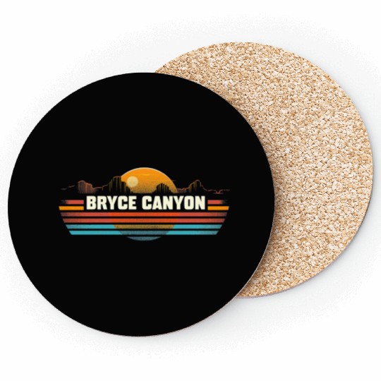 Bryce Canyon US National Park Vintage Coasters