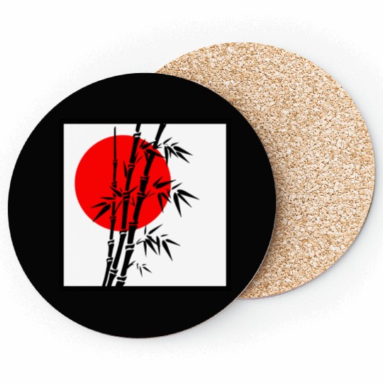 Japanese Bamboo Serenity Coasters
