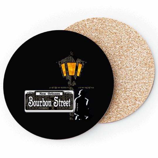 Bourbon Street Saxophonist  Coasters
