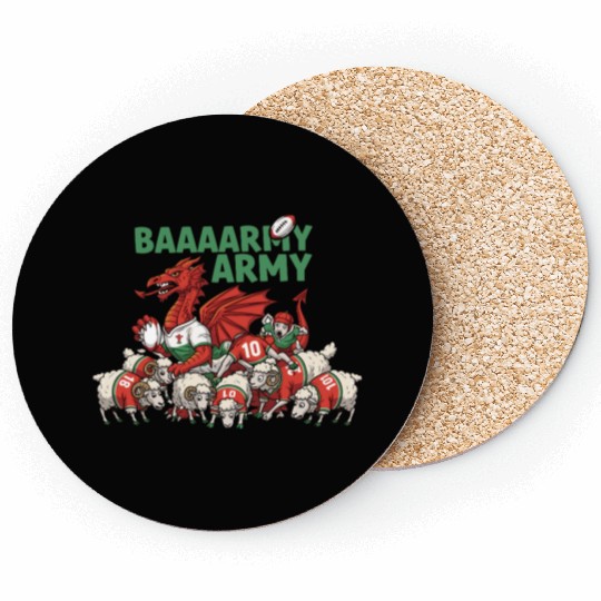 Dragon Rugby Fan Squad  Coasters