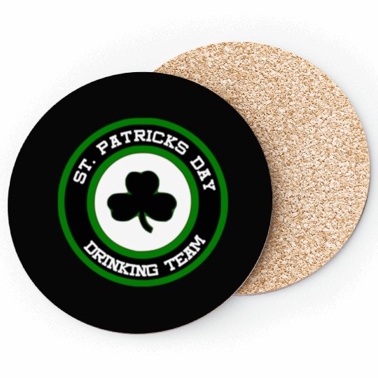 Sta Patrick's Day Drinking Team Coasters