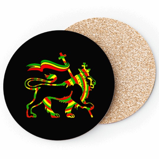 Rasta Lion Coasters