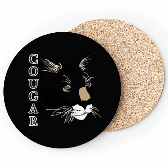 Cougar,Mountain Lion, Puma Coasters