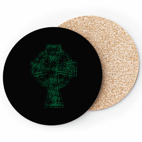 Classic Vintage Style Celtic Cross Crucifix Coasters