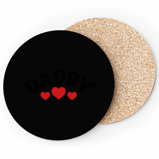 Daddy / i love my dad / father 2c Coasters