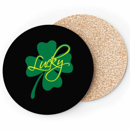 Lucky Shamrock Coasters