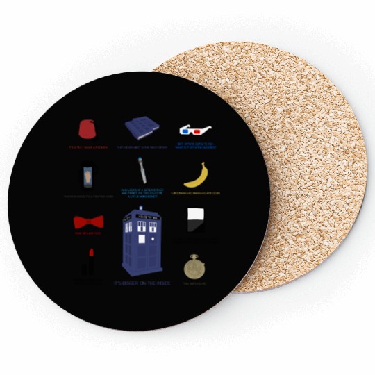 Doctor Who Items Coasters