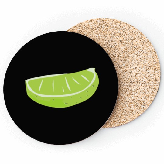 Lime Wedge Coasters