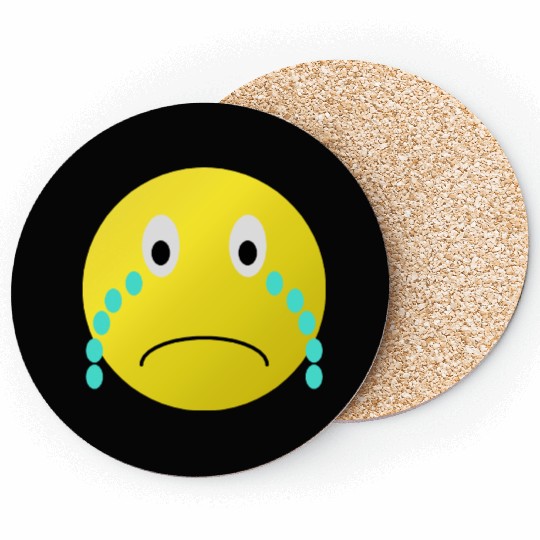 Cry Smiley Coasters