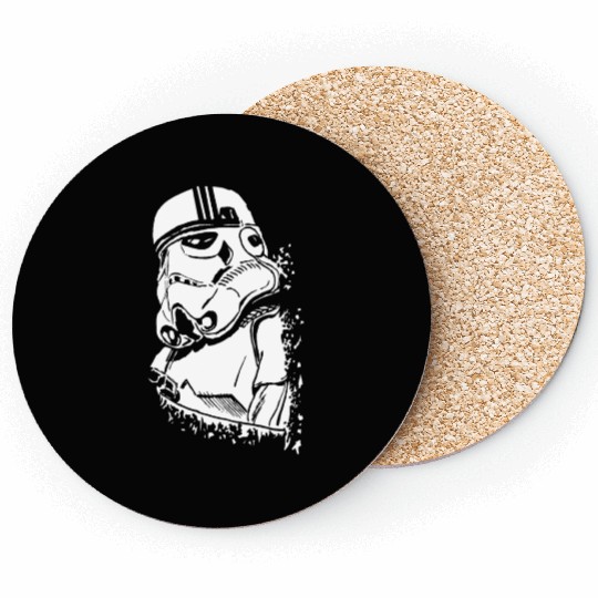 Funny and cool Star Wars Stormtrooper graffiti Coasters